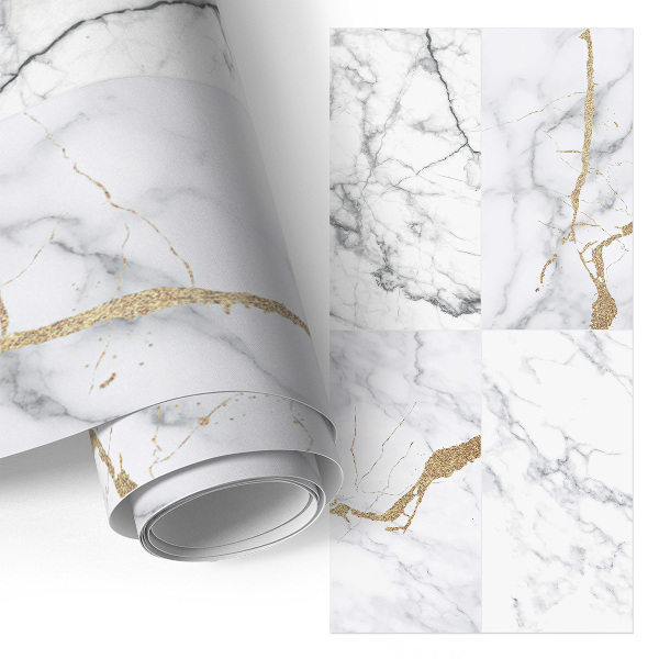 Vinil autocolante para móvel Elegância do mármore