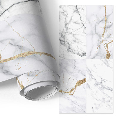 Vinil autocolante para móvel Elegância do mármore