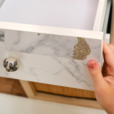 Vinil autocolante para móvel Elegância do mármore