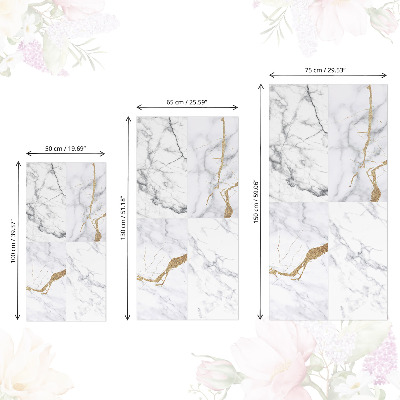 Vinil autocolante para móvel Elegância do mármore