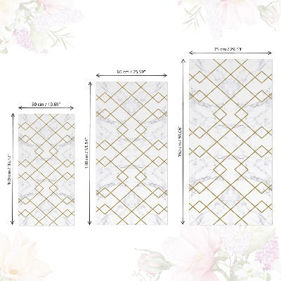 Papel adesivo para móvel Geometria do mármore