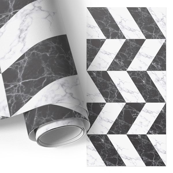 Papel autocolante para móvel Elegância contrastante