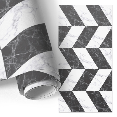 Papel autocolante para móvel Elegância contrastante