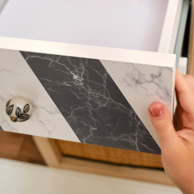 Papel autocolante para móvel Elegância contrastante