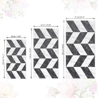 Papel autocolante para móvel Elegância contrastante