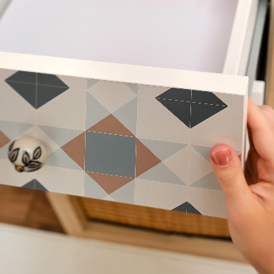 Adesivo para móvel Composição geométrica