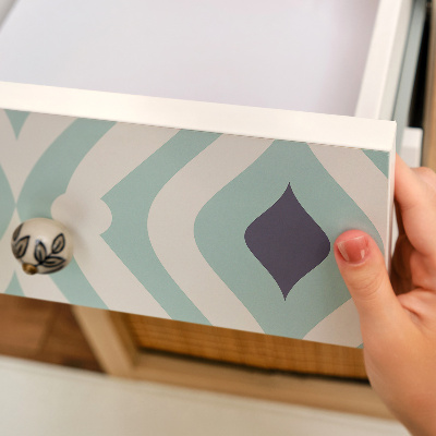 Adesivo para móvel Padrão otimista