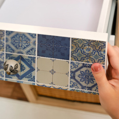 Papel adesivo para móvel Azulejos elegantes