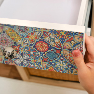 Papel para forrar móvel Mosaico colorido