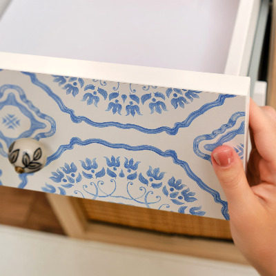 Papel autocolante para móvel Azulejos gregos