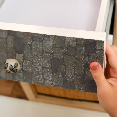 Vinil para móvel Muro de pedra