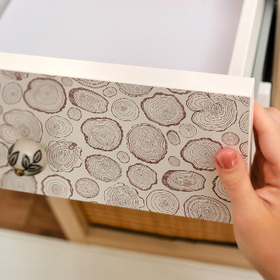 Papel autocolante para móvel Casca de árvore