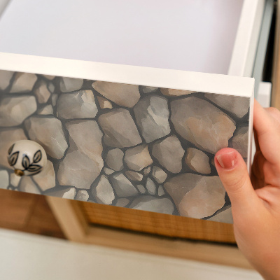 Vinil para móvel Textura de pedra