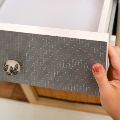 Vinil autocolante para móvel Linhas de grade