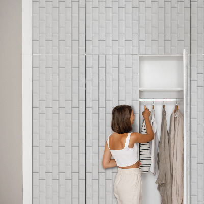 Vinil autocolante para móvel Azulejos brancos