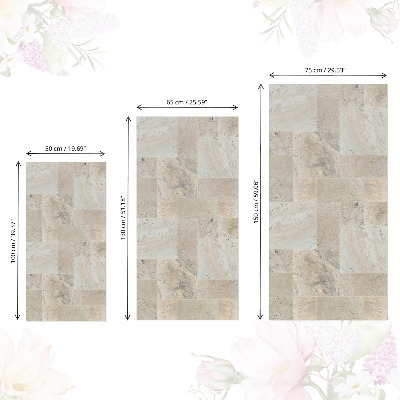 Papel autocolante para móvel Mosaico de pedras