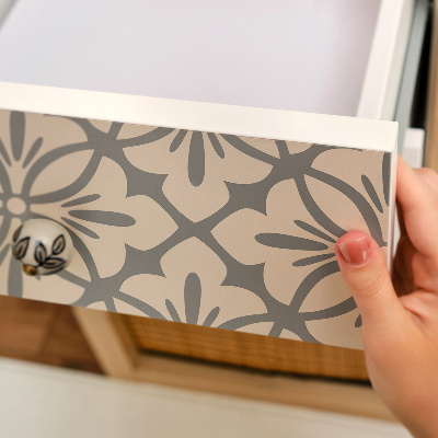 Vinil para móvel Estampa floral