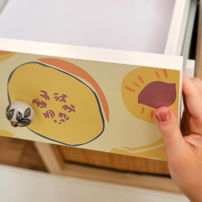 Papel autocolante para móvel Padrão de frutas
