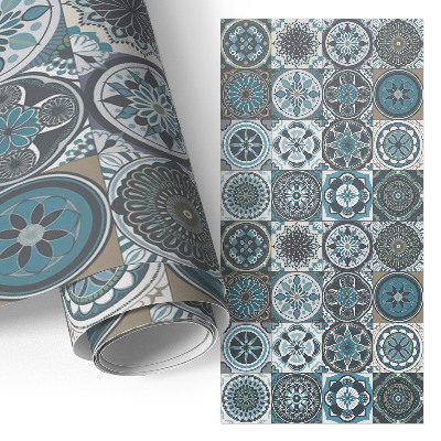 Vinil autocolante para móvel Azulejos mandala