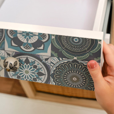 Vinil autocolante para móvel Azulejos mandala