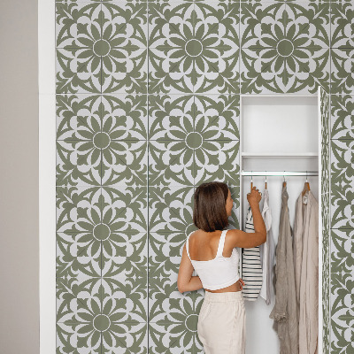 Papel para forrar móvel Folhas verdes