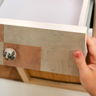 Papel autocolante para móvel Moinhos de vento pintados