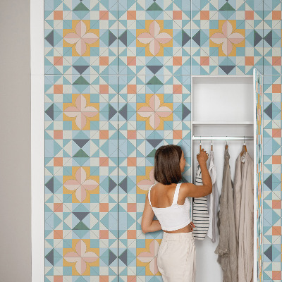 Vinil autocolante para móvel Mosaico geométrico