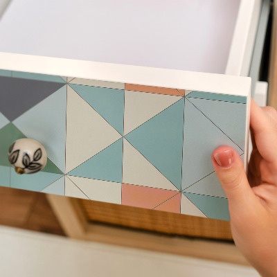 Vinil autocolante para móvel Mosaico geométrico