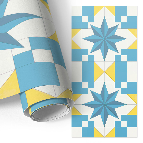 Adesivo para móvel Estrelas azuis