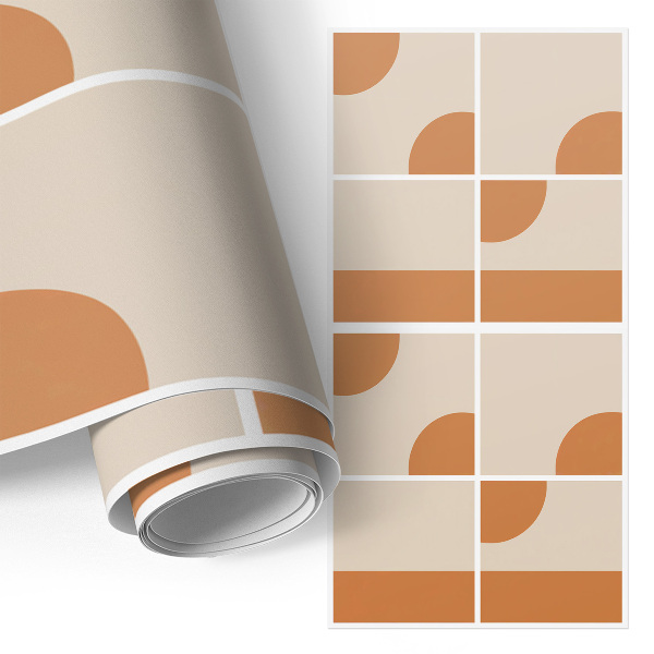 Papel autocolante para móvel Formas vintage