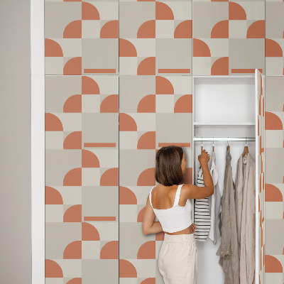 Papel para forrar móvel Formas vintage