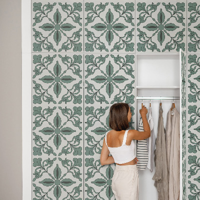 Papel adesivo para móvel Estampa floral