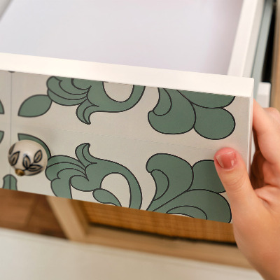 Papel adesivo para móvel Estampa floral