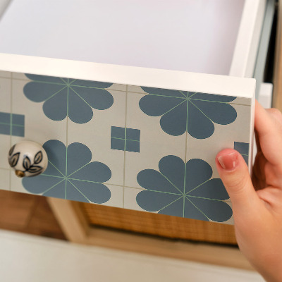 Vinil para móvel Geometria floral