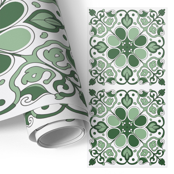 Vinil autocolante para móvel Azulejos verdes