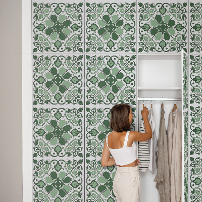 Vinil autocolante para móvel Azulejos verdes