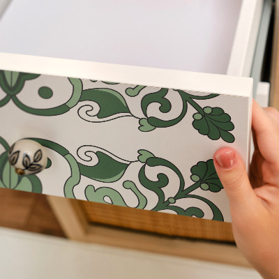 Vinil autocolante para móvel Azulejos verdes