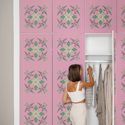 Papel adesivo para móvel Azulejos em tons pastel