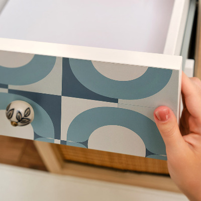 Adesivo para móvel Rodas azuis