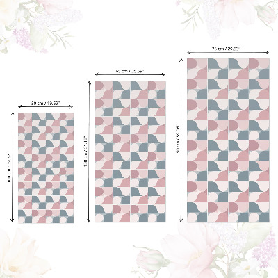 Papel autocolante para móvel Pastéis geométricos