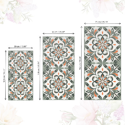 Papel autocolante para móvel Simetria floral