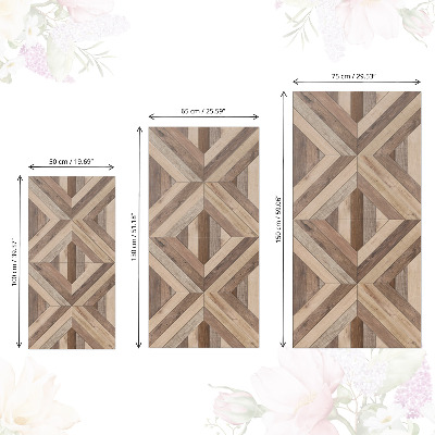 Vinil autocolante para móvel Quebra-cabeça de madeira