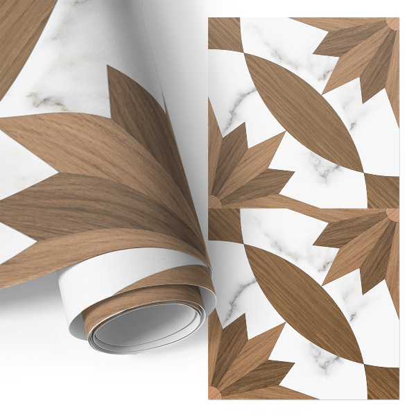 Adesivo para móvel Madeira e mármore