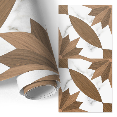 Adesivo para móvel Madeira e mármore