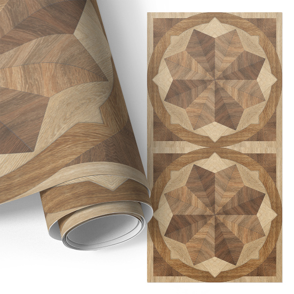 Vinil para móvel Rodas de madeira