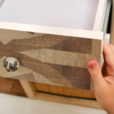 Vinil para móvel Rodas de madeira