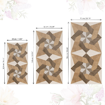 Adesivo para móvel Enfeites de madeira