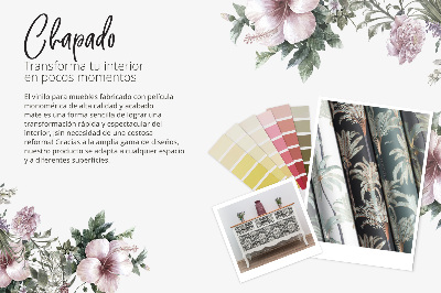 Papel adesivo para móvel Padrão botânico