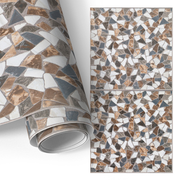 Papel autocolante para móvel Mosaico de pedra