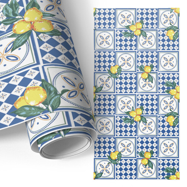 Adesivo para móvel Padrões de limão